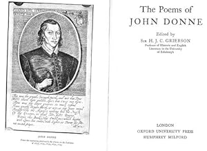 Seller image for The Poems of John Donne for sale by WeBuyBooks