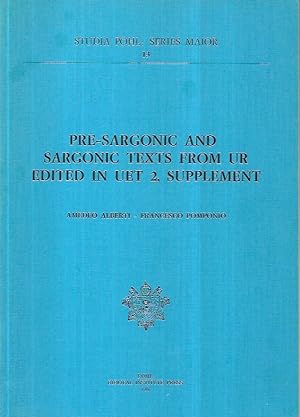 Immagine del venditore per Pre-sargonic and sargonic texts from Ur edited in UET 2, supplement venduto da Messinissa libri