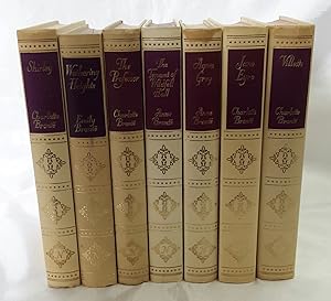 Seller image for Jane Eyre, Shirley, The Professor, Villete, Wuthering Heights, Agnes Grey and The Tenant of Wildfell Hall. A Complete Set of Nelson's Classic Pocket Editions in Faux Vellum Binding. for sale by Addyman Books