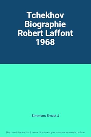 Bild des Verkufers fr Tchekhov Biographie Robert Laffont 1968 zum Verkauf von Ammareal