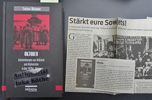 Oktober : Aufzeichnungen aus Russland und Afghanistan in den 1920er Jahren + 1 Zeitungsausschnitt...