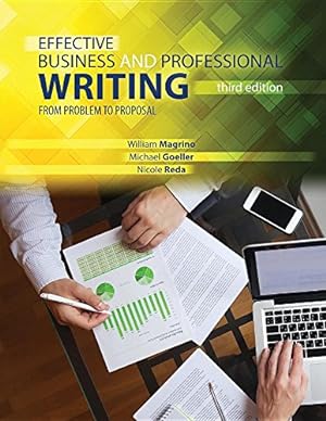 Imagen del vendedor de Effective Business and Professional Writing: From Problem to Proposal a la venta por ZBK Books