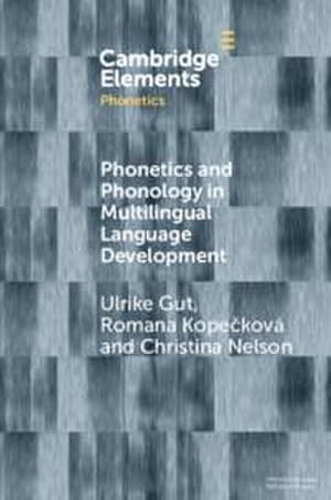 Bild des Verkufers fr Phonetics and Phonology in Multilingual Language Development zum Verkauf von AHA-BUCH GmbH