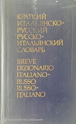 Seller image for Breve dizionario italiano-russo e russo-italiano for sale by librisaggi