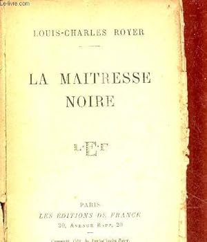 Seller image for La matresse noire. for sale by Le-Livre