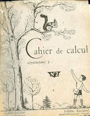 Image du vendeur pour Cahier de calcul n2. mis en vente par Le-Livre