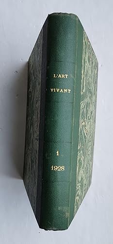 l'ART VIVANT, arts décoratifs et appliqués, peinture, dessins, architecture, sculpture - tome qua...