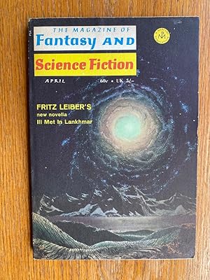 Image du vendeur pour Fantasy and Science Fiction April 1970 mis en vente par Scene of the Crime, ABAC, IOBA