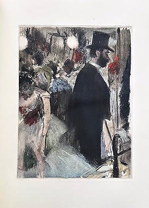 Imagen del vendedor de La Famille Cardinal. With 32 Etchings by Degas. a la venta por Marninart, Inc (ABAA - ILAB)