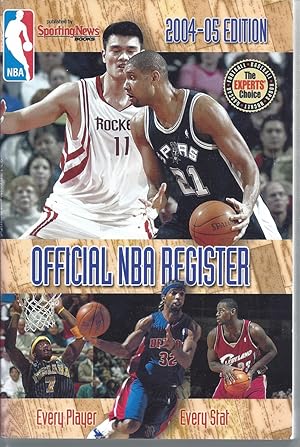 Seller image for Official Nba Register, 2004-05 Edition for sale by Willis Monie-Books, ABAA