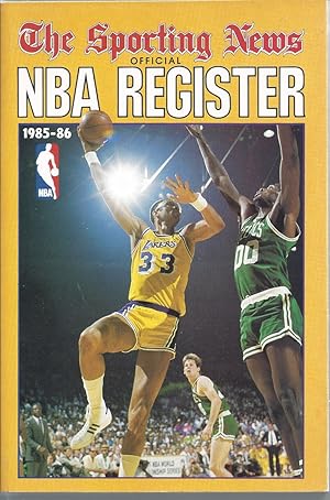 Official Nba Register 1985-86 Edition