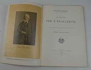 La lotta per l'evoluzione. Prima traduzione italiana autorizzata dall'autore di Mario Domenichini.