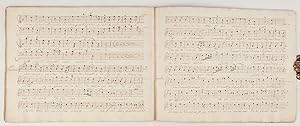 Manuscript of 25 French operatic and non-operatic pieces dating from ca. 1700-1760, including man...