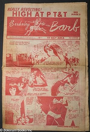 Bild des Verkufers fr Berkeley Barb: vol. 6, #16 (#140) April 19-25, 1968: Really Revolting! High at PoT & Tea zum Verkauf von Bolerium Books Inc.