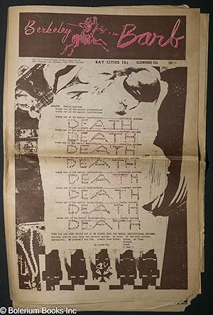 Imagen del vendedor de Berkeley Barb: vol. 5, #7 (#105) August 18 - 24, 1967: Mutants Commune a la venta por Bolerium Books Inc.
