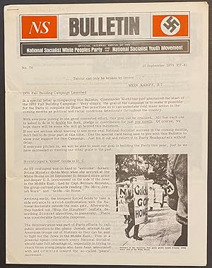 NS Bulletin. No. 70 (15 September 1970)