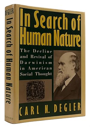 Seller image for IN SEARCH OF HUMAN NATURE: THE DECLINE AND REVIVAL OF DARWINISM IN AMERICAN SOCIAL THOUGHT for sale by Rare Book Cellar