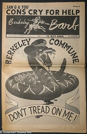 Imagen del vendedor de Berkeley Barb: vol. 7, #2 (#152) July 12-18, 1968: Berkeley Commune; Don't Tread On Me! a la venta por Bolerium Books Inc.