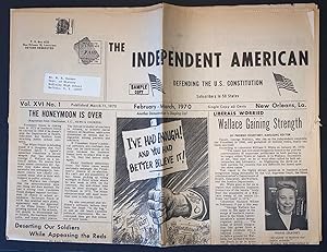 The Independent American. Vol. XVI no. 1 (February-March 1970)