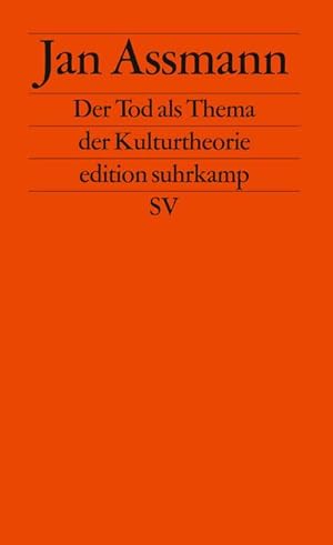 Bild des Verkufers fr Der Tod als Thema der Kulturtheorie : Todesbilder und Todesriten im Alten gypten zum Verkauf von AHA-BUCH GmbH