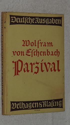 Bild des Verkufers fr Wolfram von Eschenbach Parsival. zum Verkauf von Versandantiquariat Ingo Lutter