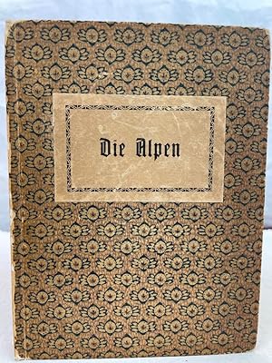 Bild des Verkufers fr Deutsches Land und Volk. Heft 13 und 14. Alpen. Heft 13: Die Alpen Teil I: Alpenklnge, Alpenweisheit; Teil 2: Alpenwanderungen. Buchschmuck von Ewald Manz. zum Verkauf von Antiquariat Bler