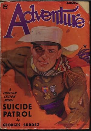 Image du vendeur pour ADVENTURE: August, Aug. 1934 mis en vente par Books from the Crypt