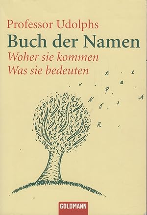 Immagine del venditore per Professor Udolphs Buch der Namen Woher sie kommen / Was sie bedeuten venduto da Leipziger Antiquariat