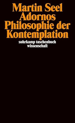 Seller image for Adornos Philosophie der Kontemplation for sale by BuchWeltWeit Ludwig Meier e.K.