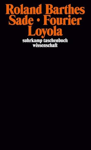 Immagine del venditore per Sade Fourier Loyola venduto da BuchWeltWeit Ludwig Meier e.K.