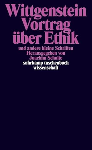 Bild des Verkufers fr Vortrag ber Ethik und andere kleine Schriften zum Verkauf von BuchWeltWeit Ludwig Meier e.K.
