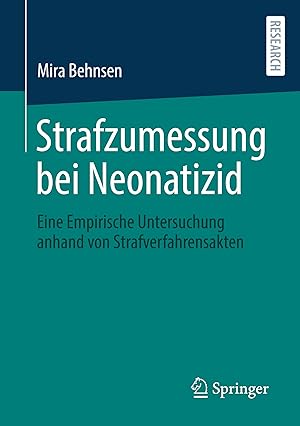 Seller image for Strafzumessung bei Neonatizid for sale by moluna