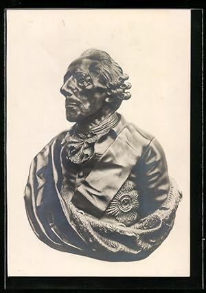 Ansichtskarte Berlin, Museum Schloss Monbijou, Friedrich d. Grosse von Preussen, Oranienburger St...