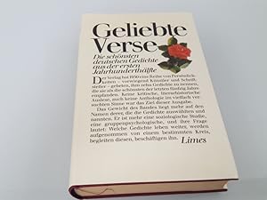 Bild des Verkufers fr Geliebte Verse d. schnsten dt. Gedichte aus d. 1. Jahrhunderthlfte zum Verkauf von SIGA eG