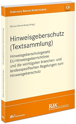 Seller image for Hinweisgeberschutz (Textsammlung) for sale by moluna