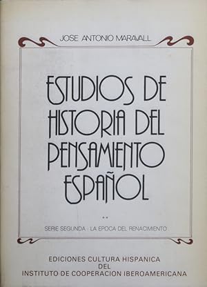 Imagen del vendedor de Estudios de historia del pensamiento espaol (II) a la venta por Librera Alonso Quijano