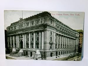 New Custom House. New York. USA. Alte Ansichtskarte / Postkarte farbig / coloriert, ungel. aber b...