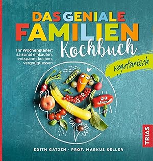 Image du vendeur pour Das geniale Familienkochbuch - vegetarisch mis en vente par moluna