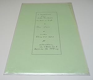 Immagine del venditore per 5 Translations from Arthur Rimbaud's Une Saison en Enfer venduto da Test Centre Books