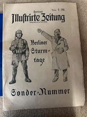 Bild des Verkufers fr Berliner Illustrirte Zeitung Sonder-Nummer Berliner Sturmtage zum Verkauf von Bchersammelservice Steinecke