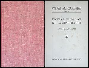 Poetae Lyrici Graeci Pars II. Poetae elegiaci et iambographi