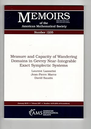 Immagine del venditore per Measure and Capacity of Wandering Domains in Gevrey Near-integrable Exact Symplectic Systems (Memoirs of the American Mathematical Society) venduto da Leopolis