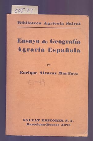 Image du vendeur pour ENSAYO DE GEOGRAFIA ESPAOLA mis en vente par Libreria 7 Soles