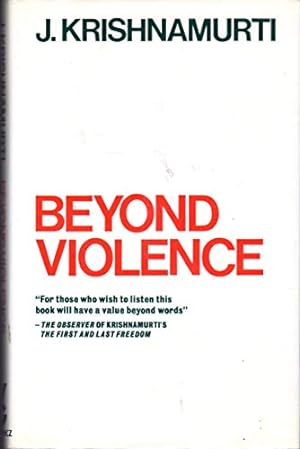 Seller image for Beyond Violence for sale by WeBuyBooks