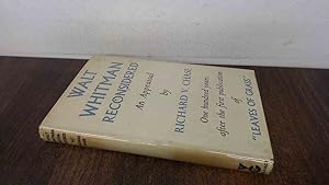 Imagen del vendedor de Walt Whitman Reconsidered a la venta por BoundlessBookstore