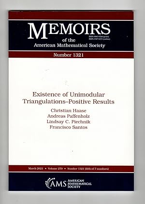 Seller image for Existence of Unimodular Triangulations-positive Results (Memoirs of the American Mathematical Society, 270) for sale by Leopolis