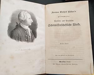 Bild des Verkufers fr Gesammelte poetische und prosaische schnwissenschaftliche Werke. zum Verkauf von Antiquariat Uwe Turszynski