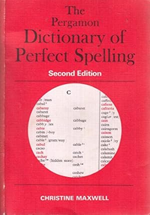 Seller image for Pergamon Dictionary of Perfect Spelling for sale by WeBuyBooks