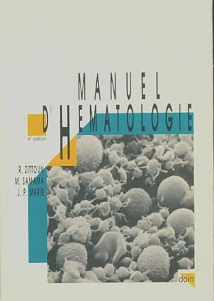 Immagine del venditore per Manuel d'h?matologie - Robert Zittoun venduto da Book Hmisphres