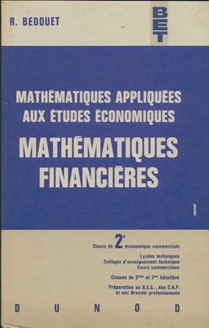 Math matiques financi res Seconde - R Bedouet